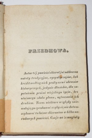 [GRABOWSKI Michał] TARSZA Edward - Koliszczyzna i stepy. Vilnius 1838.