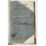 [MICKIEWICZ Adam first edition!]. Pamiętnik Warszawski czyli Dziennik Nauk i Umiejętności. 1819. year five. Volume XIII. Z. 1 (January). Warsaw 1819.