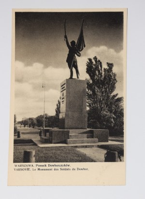 VARŠAVA. Pomník Soldats du Dowbor - VARŠAVA. Le Monument des Soldats du Dowbor. 1936.