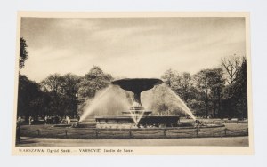 VARŠAVA. Saská zahrada. - VARSOVIE. Jardin de Saxe. 1936.