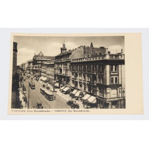 WARSAW. Rue Marszałkowska. - VARSOVIE. Rue Marszałkowska. 1936.