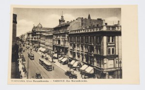 VARŠAVA. Marszałkowská ulice. - VARŠAVA. Rue Marszałkowska. 1936.