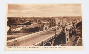 VARŠAVA. Viadukt mostu knížete Poniatowského - VARŠAVA. Pont Prince Poniatowski. 1936.