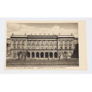 VARŠAVA. Predsedníctvo Rady ministrov. - VARŠAVA. Palais du Conseil des Ministers. 1936.