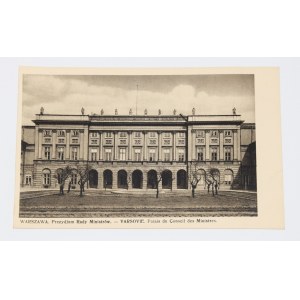 VARŠAVA. Předsednictví Rady ministrů. - VARŠAVA. Palais du Conseil des Ministers. 1936.