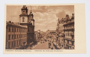VARŠAVA. Krakowskie Przedmieście. - VARSOVIE. Rue Krakowskie Przedmieście. 1936.