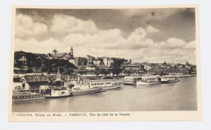 WARSAW. A view from the Vistula River. - VARSOVIE. Vue de cote de la Vistule. 1936.