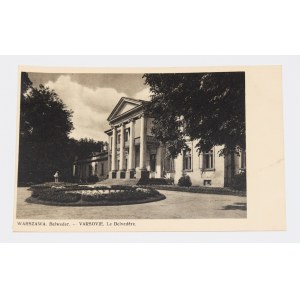 WARSCHAU. Belvedere. - VARSOVIE. Le Belvedere. 1936.