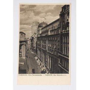 WARSZAWA. Ulica Świętokrzyska. - VARSOVIE. Rue Świętkorzyska. 1936.