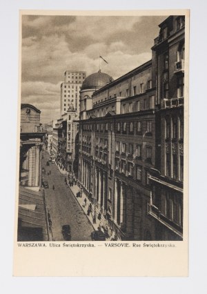 VARŠAVA. Ulice Świętokrzyska. - VARŠAVA. Rue Swietkorzyska. 1936.