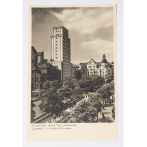 WARSAW. Bâtiment de l'Association d'assurance - VARSOVIE. La Société d' Assurance. 1936.