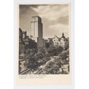 VARŠAVA. Budova Združenia poisťovní - VARŠAVA. La Societe d' Assurance. 1936.
