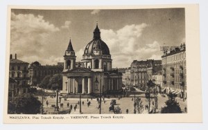 WARSAW. Plac Trzech Krzyży. - VARSOVIE. Place of the Three Crosses. 1936.