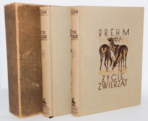 BREHM [Alfred Edmund] - Życie zwierząt, 1-2 komplet. Warszawa [1935-1936].