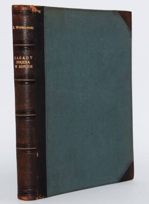 WRÓBLEWSKI Karol - Principes de la beauté dans l'art. Brody 1904.