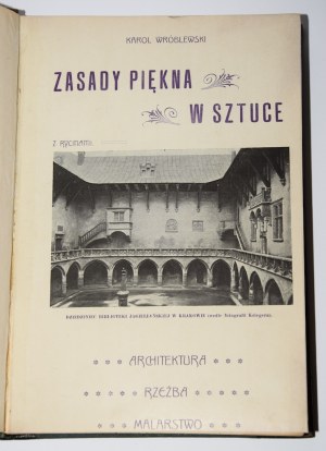 WRÓBLEWSKI Karol - Zasady piękna w sztuce. Brody 1904.