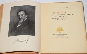 KRZEMIŃSKI Stanisław - Mowa na zgromadzeniu organizacyjnym Towarzystwa Biblioteki Publicznej w Warszawie.