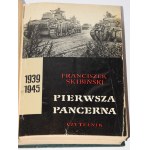 [dedication] SKIBIŃSKI Franciszek - Pierwsza Pancerna. Warsaw 1970.