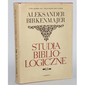 BIRKENMAJER Alexander - Studi bibliologici.