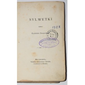 CHŁĘDOWSKI Kazimierz - Silhouettes. Lvov [1876].