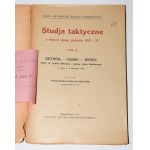 ARCISZEWSKI Franciszek Adam - Studja taktyczne z historji wojen polskich 1918 - 1921. tom II. Varšava 1923.