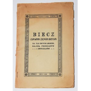 FUSEK Witold - Biecz i dawna ziemia biecka na tle swych legend, bajek, przesądów i zwyczajów. Biecz 1939.