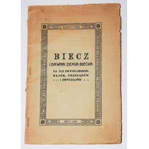 FUSEK Witold - Biecz et l'ancien pays de Biecz sur fond de légendes, de contes de fées, de superstitions et de coutumes. Biecz 1939.