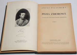 PIŁSUDSKI Józef - Pisma zbiorowe, 1-10 komplet. Warszawa 1937-1938.