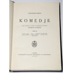 FREDRO Aleksander - Komedje, 1-6 komplet. Lvov 1926.