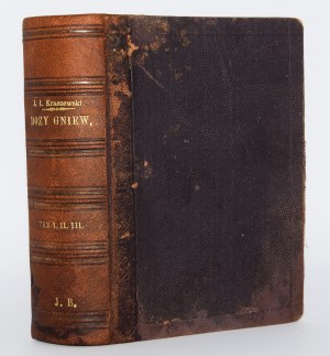 KRASZEWSKI J.I. - Boży gniew. Powieść historyczna (Czasy Jana Kazimierza), 1-3 complete [in 1 vol.]. 1st ed. Warsaw 1886.