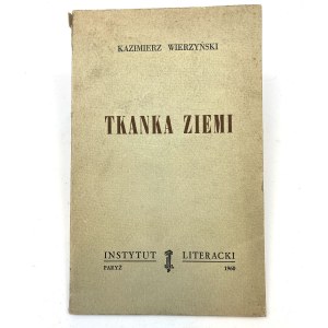 Wierzyński Kazimierz - Tkanka ziemi. ERSTE AUSGABE!