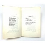 Wierzyński Kazimierz - Tkanka ziemi. ERSTE AUSGABE!