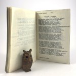 Dominik Franciszek - Poezje. /Maszynopis/. UNIKAT!