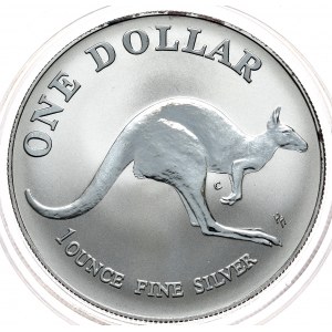 Australia, kangur 1993r., 1 oz, Ag 999, RAM
