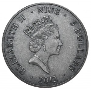 Niue, 5 Dolarów, 2012r.