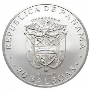 Panama, 20 Balboas, 1974r.