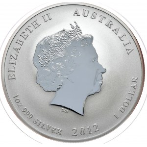 Australia, Rok Smoka 2012, 1 oz, 1 uncja Ag 999