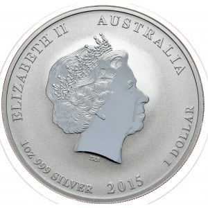 Australia, Rok Kozy 2015, 1 oz, 1 uncja Ag 999