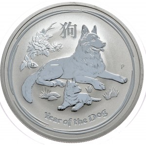 Australia, Year of the Dog 2018, 1 oz, 1 oz Ag 999