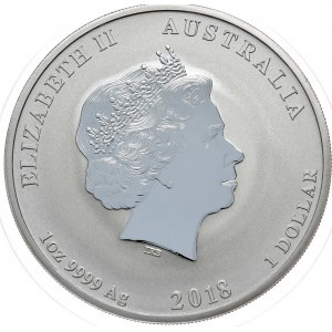 Australia, Year of the Dog 2018, 1 oz, 1 oz Ag 999