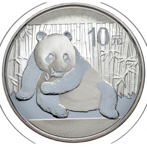 Chiny, panda 2015, 1 oz, uncja Ag 999
