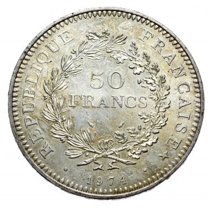 Francja, 50 franków 1974, Herkules