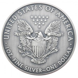 USA, Liberty Silver Eagle 2011 dollar, 1 oz, gold plated