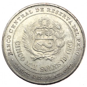 Peru, 5000 Soli, 1979.