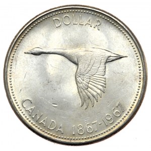 Canada, $1, 1967.