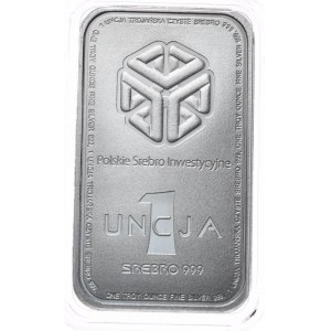 Sztabka 1oz. Srebrna Mennica, P.S.Inwest.