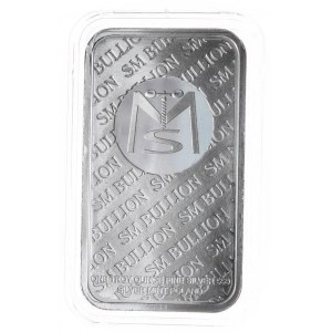 Sztabka 1oz. Srebrna Mennica, SKOK Wielkopolska, 18 lat