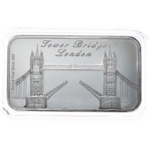 Sztabka 1oz. Srebrna Mennica, Tower Bridge