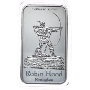 Sztabka 1oz. Srebrna Mennica, Robin Hood, 5 szt.