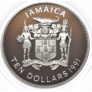 Jamajka, 10 Dolarów, 1991r.